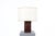 Vintage African Table Lamp in Hand-Carved Iroko Wood, 1950s For Sale - Image 6 of 6