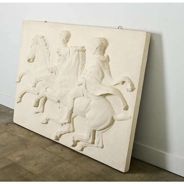 French Vintage Reproduction Parthenon Frieze Panel For Sale - Image 12 of 12