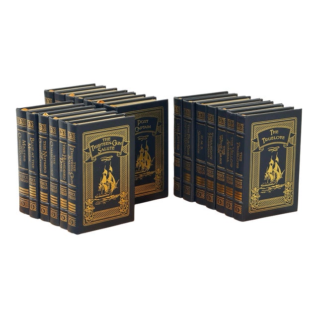 Easton Press Patrick O’Brian Aubrey Maturin Leather Bound Book Collection, Twenty Volumes For Sale