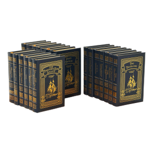 Easton Press Patrick O’Brian Aubrey Maturin Leather Bound Book Collection, Twenty Volumes