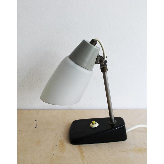 Mid-Century Czech Table Lamp by Jaroslav Anýž for Lustry Kamenický Šenov, 1950s For Sale - Image 11 of 12