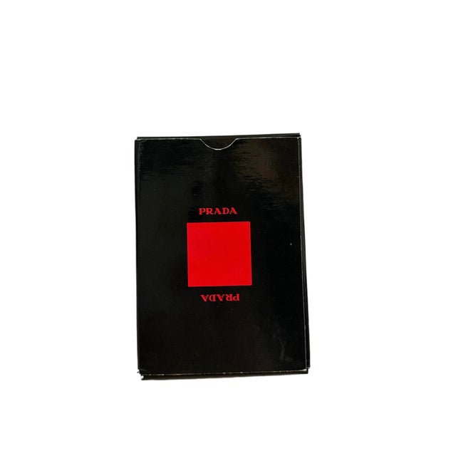 Art Deco Rare Prada Deck of Cards Set With Promotional Box (Vintage) For Sale - Image 3 of 5