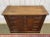 Late 19th century walnut chest of drawers - L=1m10 D=47.5cm H=86cm.
