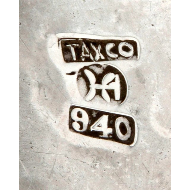 Mid-Century Modern Mexican Modernist Silver Pitcher by Hector Aguilar For Sale - Image 3 of 12