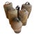 Set of 6 Antique Copper Yak Bells For Sale