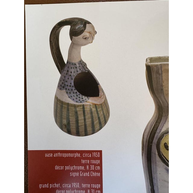 Anthropomorphic Grand Chene Vase from Vallauris, 1950s For Sale - Image 11 of 12