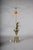 Hollywood Regency Brass Palm Leaf Double Socket Table Lamp, Europe, 1960s For Sale - Image 4 of 12