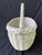 Antique Painted Gathering Willow Basket With Top Handle For Sale - Image 4 of 18