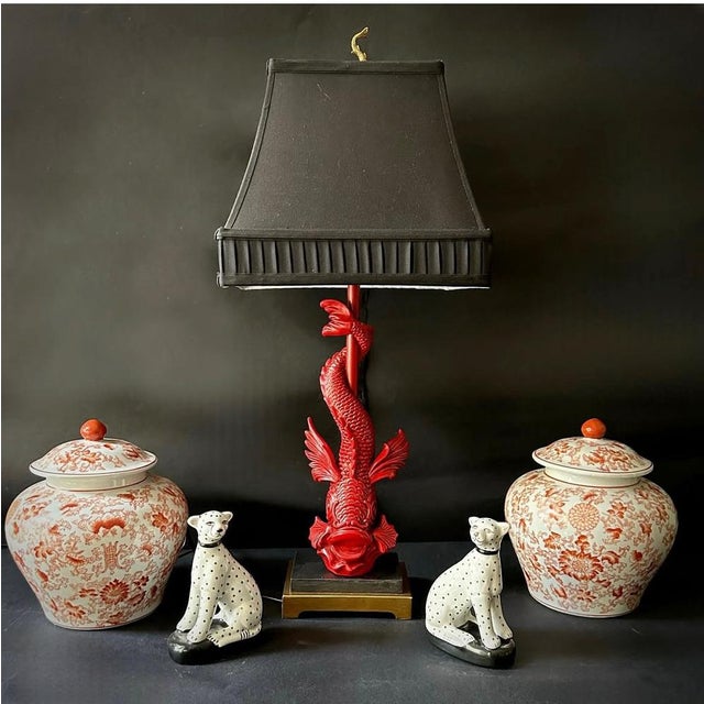 Contemporary Red Dragon Lamp by Isander borges For Sale - Image 3 of 5