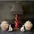 Contemporary Red Dragon Lamp by Isander borges For Sale - Image 3 of 5