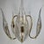 Large Brass and Murano Glass Leaves Chandelier, Italy, 1980s For Sale - Image 10 of 11