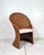 Vintage wicker fan back chair. Rounded frame with high arched back. Can work as a desk chair, or anywhere you need a touch...