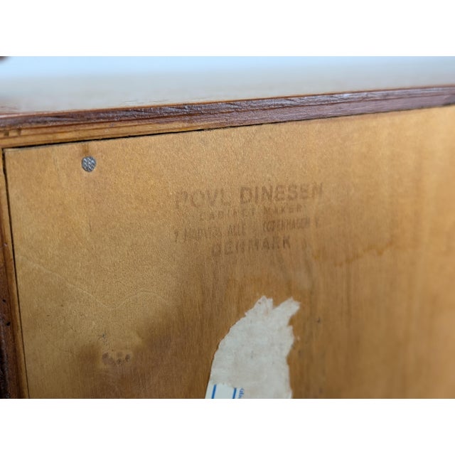 Wood 1960s Danish Modern 4-Drawer Teak Chest by Borge Mogensen for Povl Dinesen, Denmark For Sale - Image 7 of 15