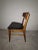 Chair was lightly sanded and oiled, leather was cleaned with care. Seat height 43 cm This piece has an attribution mark, I...