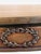 Vintage Refinished Oval Mahogany Frame Coffee Table With Storage Drawer and Carved Details For Sale - Image 4 of 11