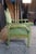 Antique Victorian French Country Louis XV Style Green Painted Settee Bench For Sale - Image 14 of 18