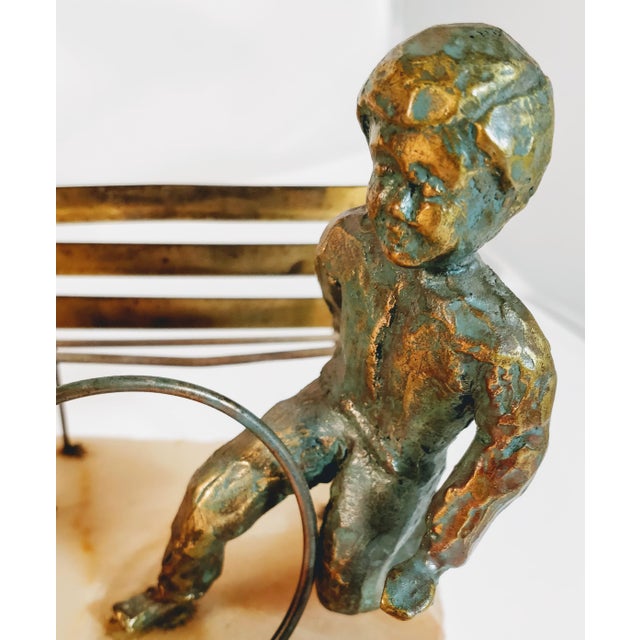 Vintage Mario Jason Brutalist Organic Bronze Children Park ...
