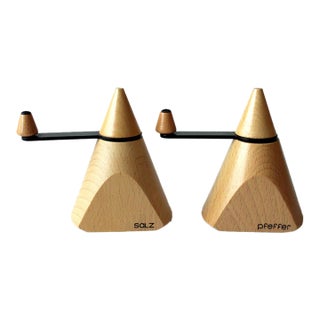 Mid Century Design Salt and Pepper Shaker by Zassenhaus For Sale