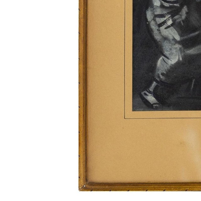 Modern Albano Neves e Sousa, Landscape, 1966, Watercolor For Sale - Image 3 of 6