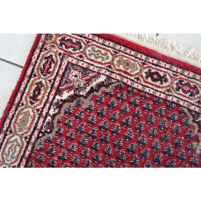 1970s, Handmade Vintage Indian Seraband Rug 3' X 5.3' For Sale - Image 10 of 10