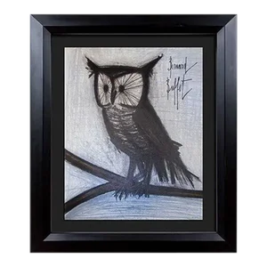 Bernard Buffet Original Signed Lithograph | Little Owl