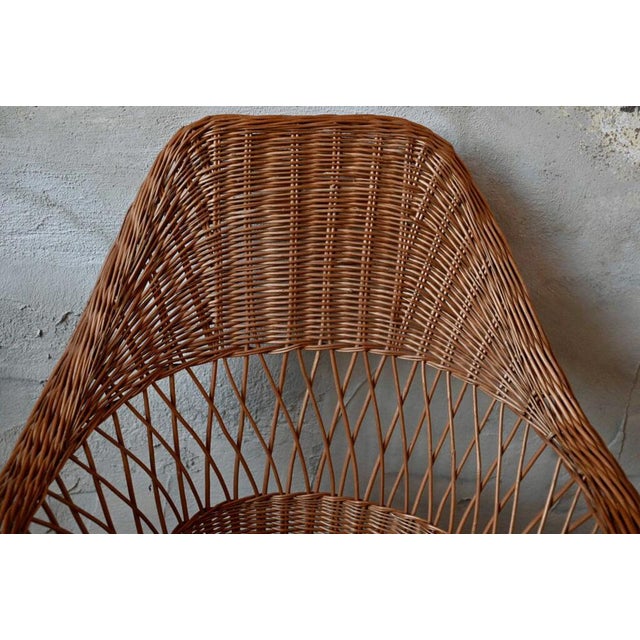 Bohemian Rattan Children's Armchair For Sale - Image 6 of 13