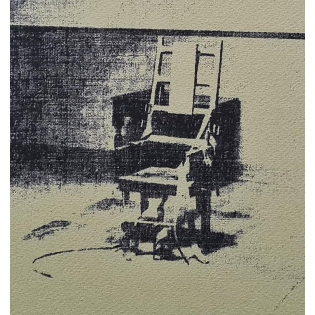 After Andy warhol "Electric Silla" limited edition lithograph by cmoa. stunning limited edition of 500 numbered in pencil...