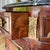 Brown 1960s Pair of French Louis XVI Style Demilune Marble Top Commodes | Nightstands | Bedside Tables For Sale - Image 8 of 11