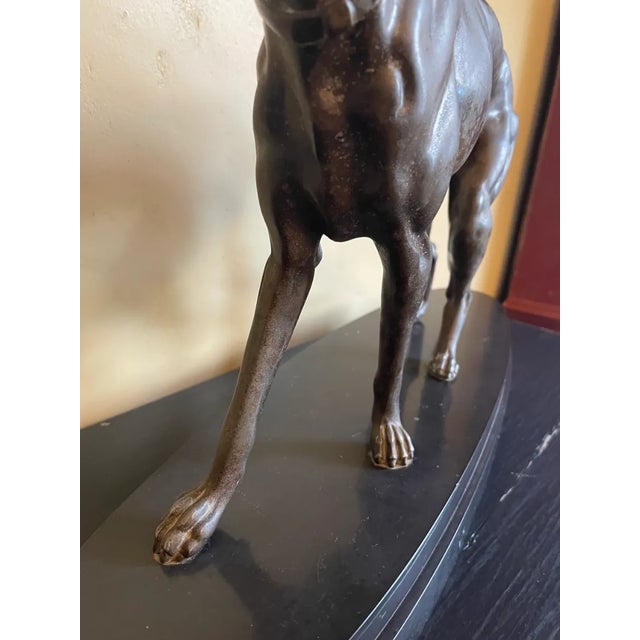 Art Deco Greyhound Statue, 1920s For Sale - Image 10 of 17