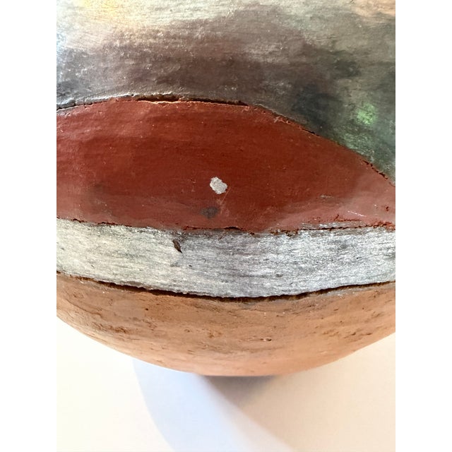 Handmade Zimbabwe Makarunga Tribal Pottery Vessel / African Earthenware Pot For Sale - Image 9 of 10