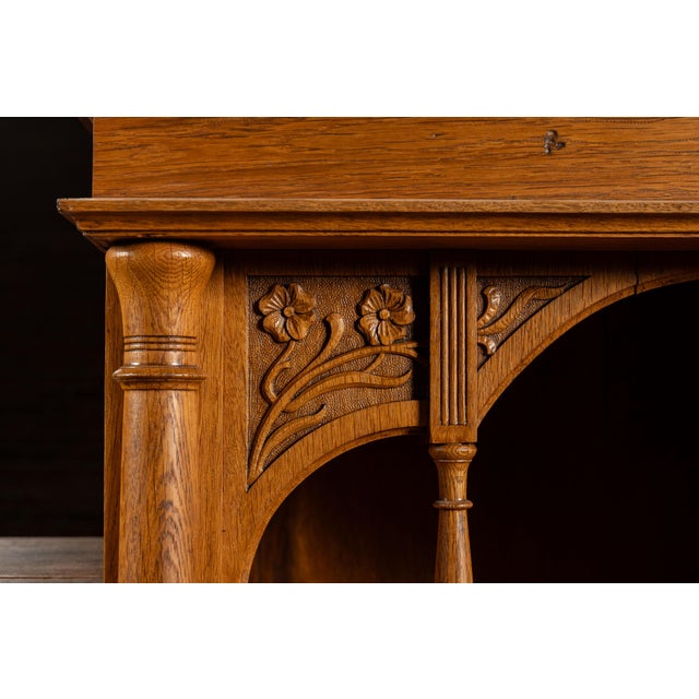 Late 19th Century German Gothic Revival Parlor Cabinet For Sale - Image 15 of 18