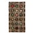 Lofty Brown Color Background With Floral and Symmetrical Patters Design Vintage American Hooked Rug For Sale