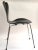 Fritz Hansen Model 3107 Black Chair by Arne Jacobsen for Fritz Hansen, 1960s For Sale - Image 4 of 10