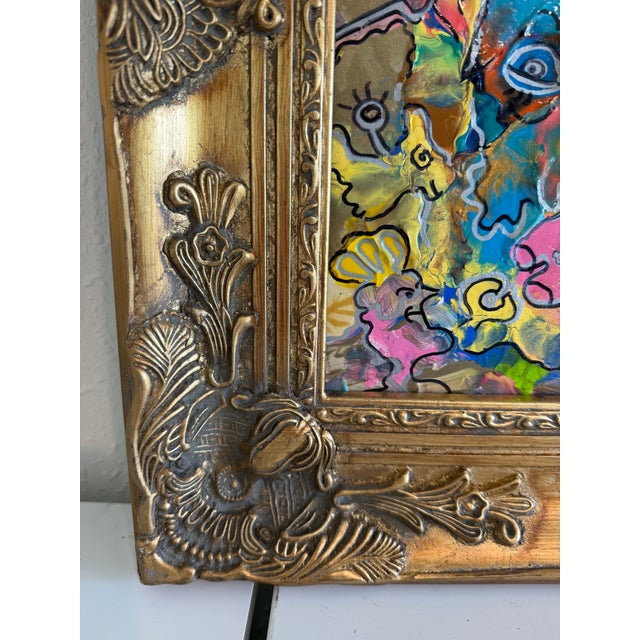 Original Abstract Painting Serg Graff "Baby & Violin" Surreal Fantasy, Coa For Sale - Image 9 of 11