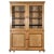 Large 19th Century English Pine Glazed Housekeepers / Bookcase, 1890 For Sale - Image 12 of 12