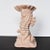 Tall Hollywood Regency style pink imperial line vase in the shape of a seahorse. This eye catching vessel is tall in form,...