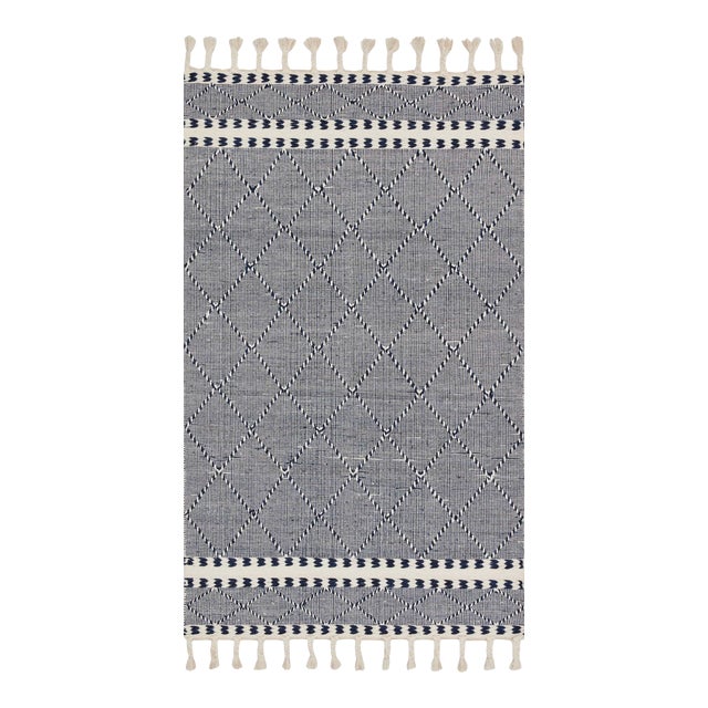 Loloi II Sawyer Rug, Navy - 3'-6" x 5'-6" For Sale