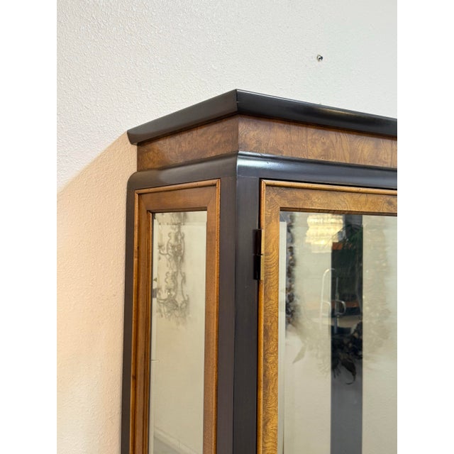 Vintage Asian Modern Curio Cabinet For Sale - Image 4 of 11
