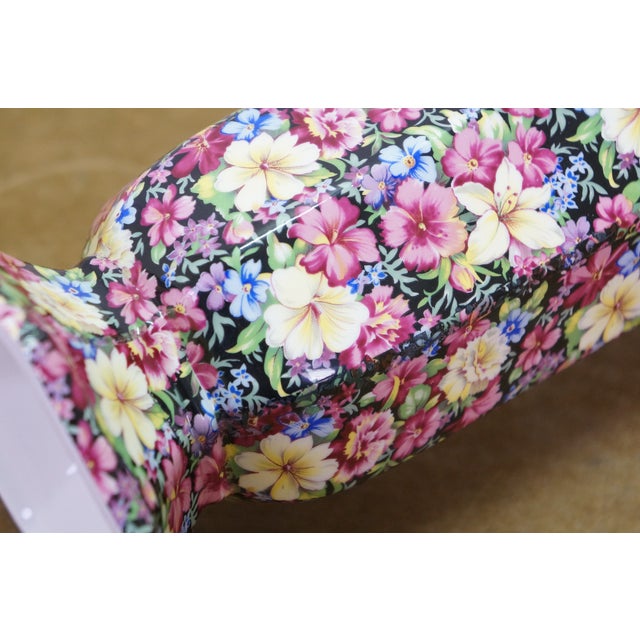 Royal Winton Grimwades England Florence Chintz Floral All Over Vase Urn 12" For Sale - Image 10 of 11