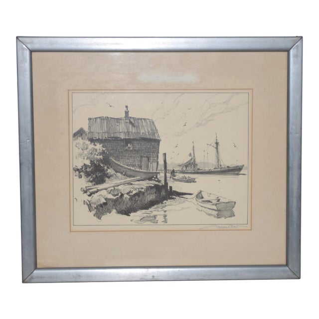 Gordon Hope Grant Pencil Signed Lithograph C.1930s For Sale