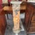 Stone Antique Liberty Illuminated Alabaster Column, 1920s For Sale - Image 7 of 15