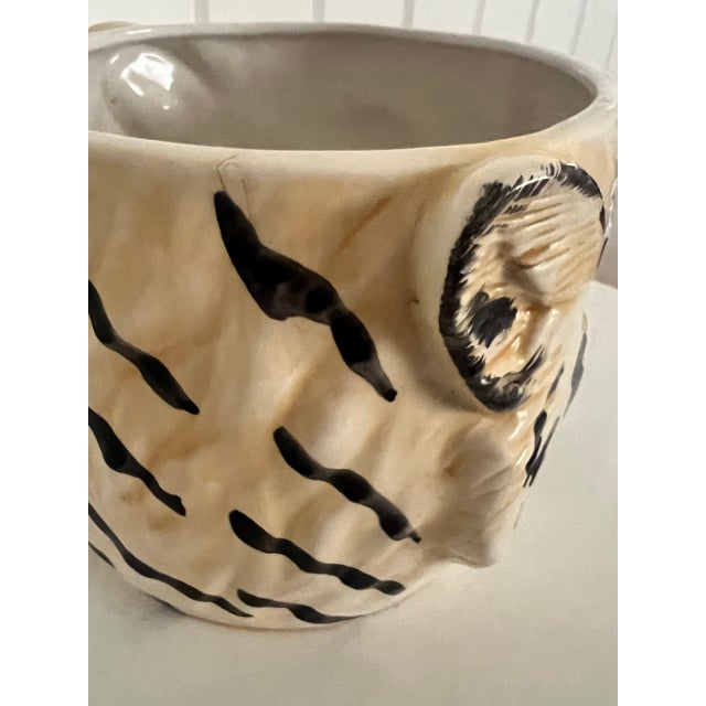 1960s Italian Mid Century Tiger Jardiniere For Sale In Los Angeles - Image 6 of 9
