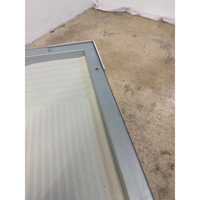 Enzo Berti Glass and Steel "Dune" Coffee or Cocktail Table for La Palma, 1990s For Sale - Image 13 of 15