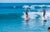 Hawaiian Scenes by Toni Frissell Two surfers ride a wave, Hawaii, 1957. (Photo by Toni Frissell) 16x20" inches / 40x50cm...