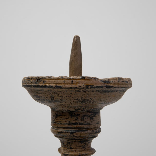 19th Century French Wooden Candlestick For Sale - Image 14 of 18