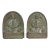 Tiffany Studios New York Bronze Buddha Bookends For Sale