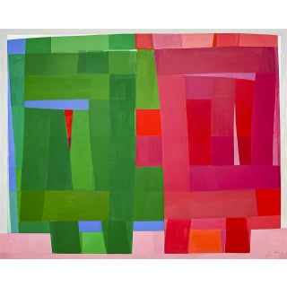 1964 "Jochabed" Michael Loew Abstract Painting For Sale