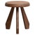 Mid-Century Modern Walnut Meribel Stool from Charlotte Perriand For Sale - Image 14 of 14