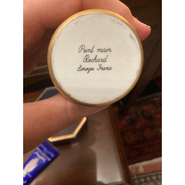1980s Limoges Richard Champagne Trinket Box For Sale In Baltimore - Image 6 of 6