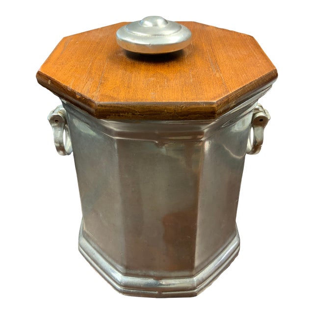 20th Century Wilton Metal Ice Bucket For Sale
